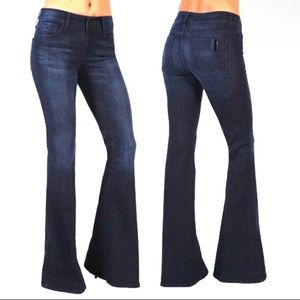 Black Orchid Flare Leg Jeans
